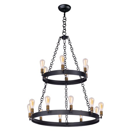 Maxim Noble 16-Light Chandelier 26277BKNAB